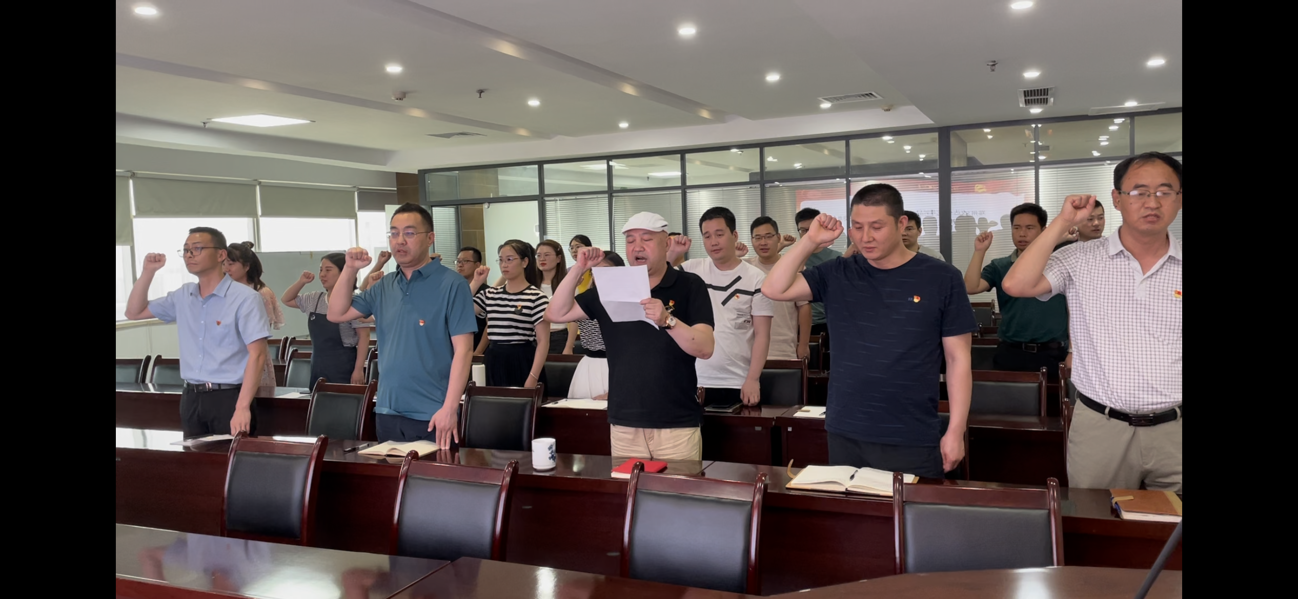 “重溫黨史，不忘初心” ——鄭州農(nóng)達支部慶祝建黨100周年學習活動(圖2)